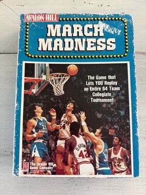 March Madness 1990 Board Game - Avalon Hill - Unpunched